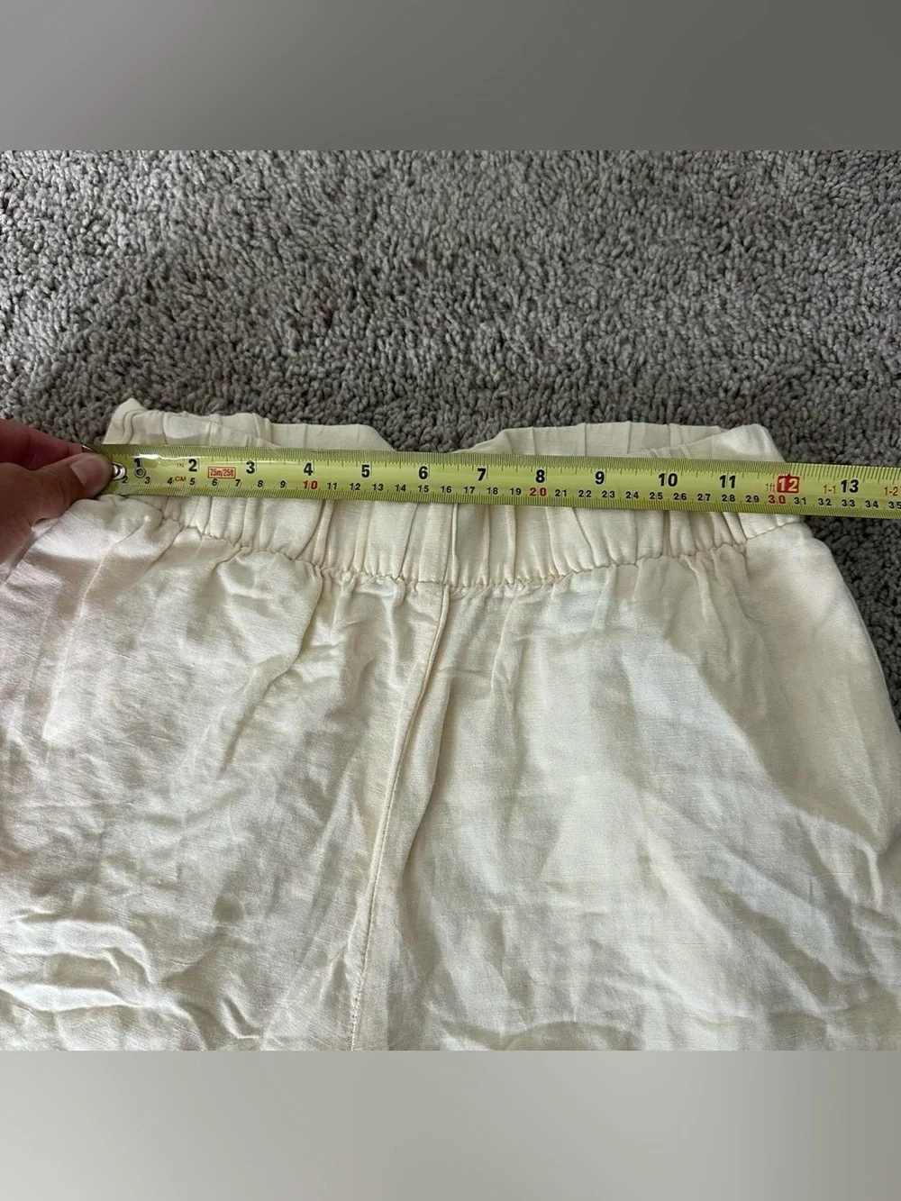 H&M Linen Blend Wide Leg Pants Size XS CoastalGrandmother ResortWear ComfyChic